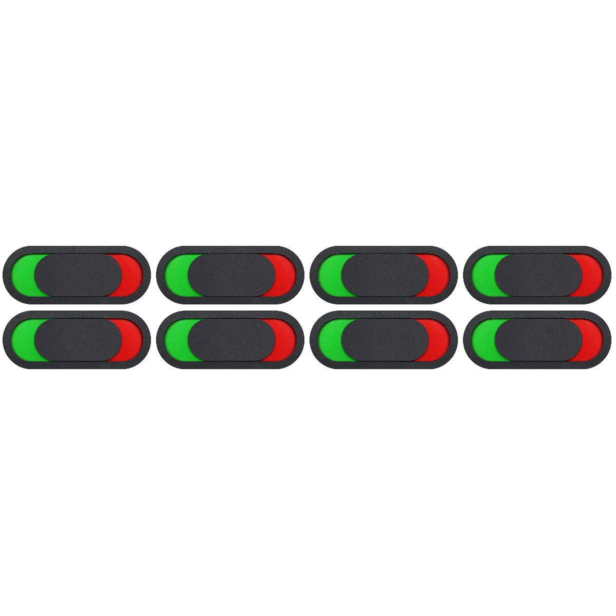 

8 Pcs ID Plate Organic Glass Vacant Sign Toilet Slide Door House Number Hanging Board