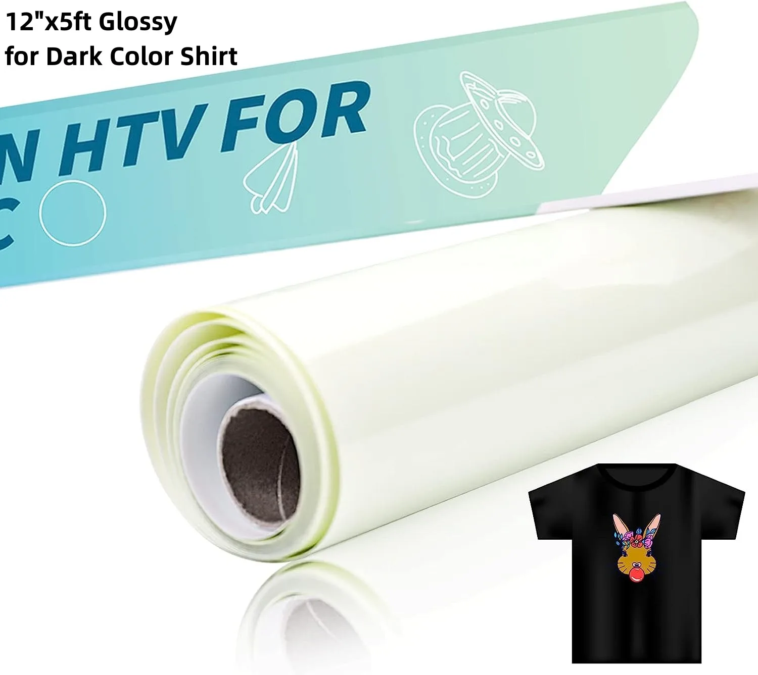 

HTVRONT Сублимационный винил для тканей 12"X5FT