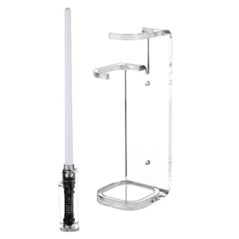 

Acrylic Clear Light Saber Stand Wall Mount Storage Rack With Screws For Star Planet Lightsaber Display Stand