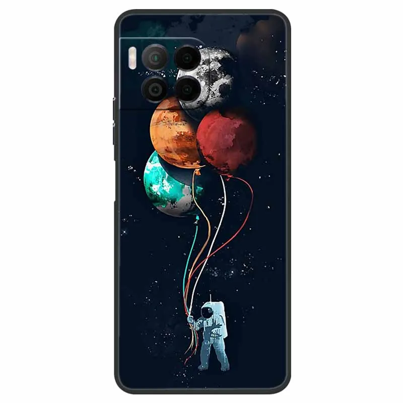 Чехол для T-Mobile Revvl 7 Pro черный силиконовый чехол с рисунком животных REVVL 7Pro