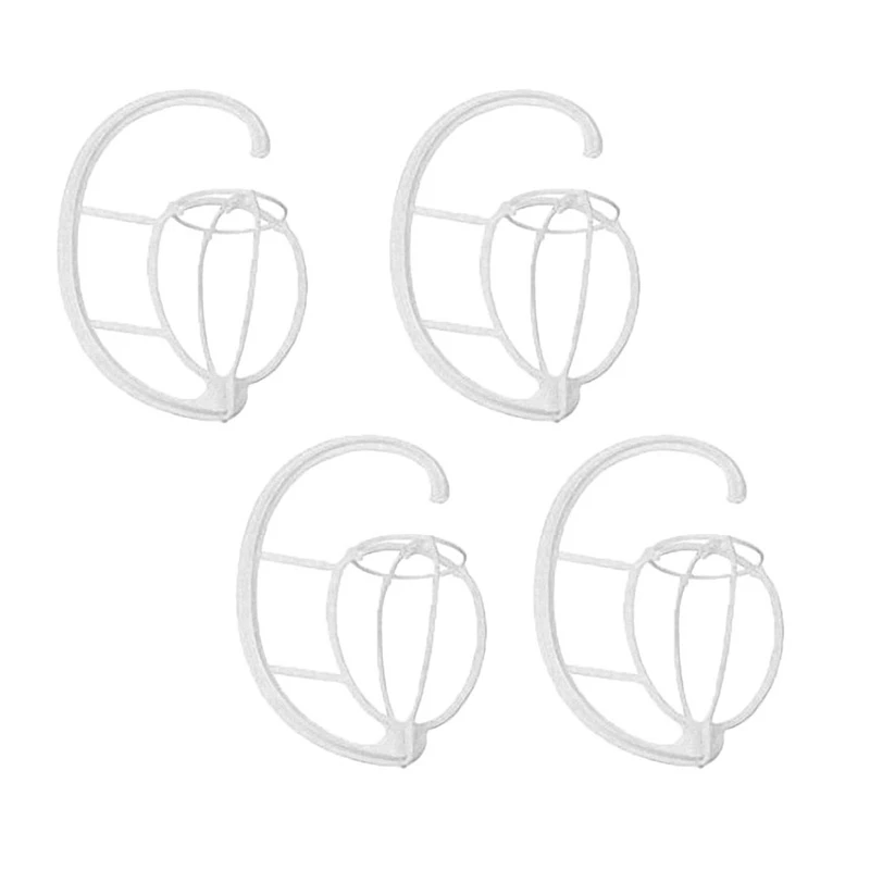 

4 Pcs Wig Hanger, Wig Holder Stand Portable Wig Dryer Collapsible Wig Display Holder Tool-White