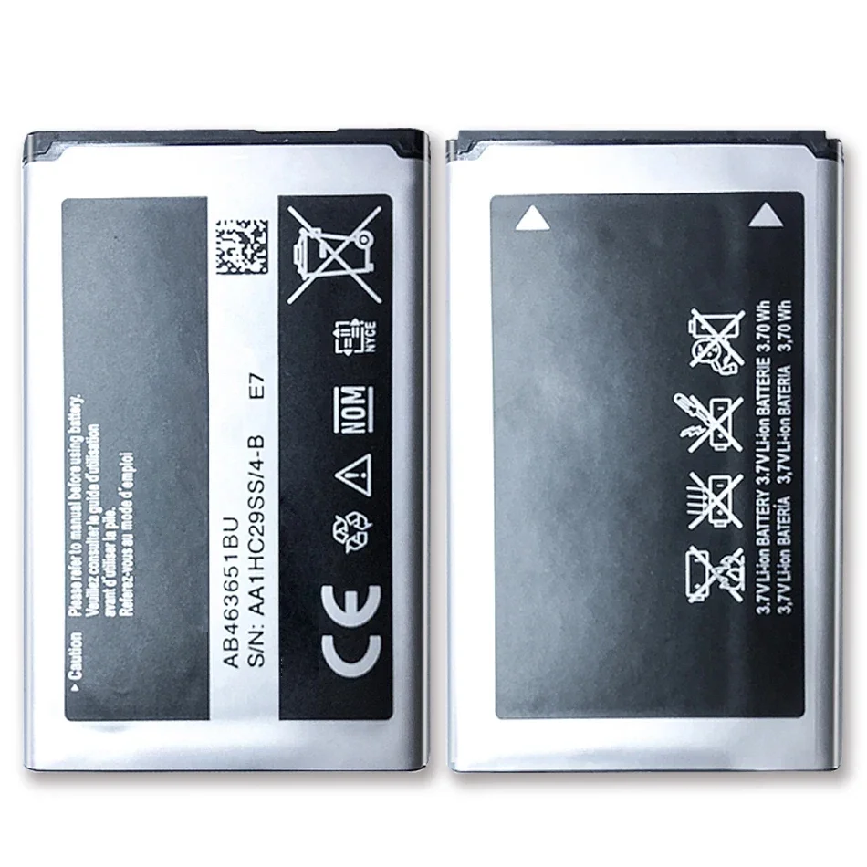 AB463651BC AB463651BE AB463651BU аккумулятор для Samsung W559 S5620I S5630C C3200 F339 S5296 C3322 GT-C3530 S5610 батарея