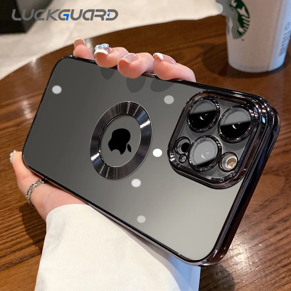 Защитный прозрачный бронированный ударопрочный чехол для iPhone 13 11 Pro Max 12 Mini X XS XR 7 8