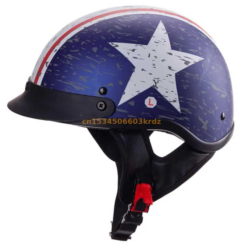

High-strength ABS half helmet EBAY motorcycle helmet For Harley motorcycle helmet Electric motorcycle helmet DOT certification