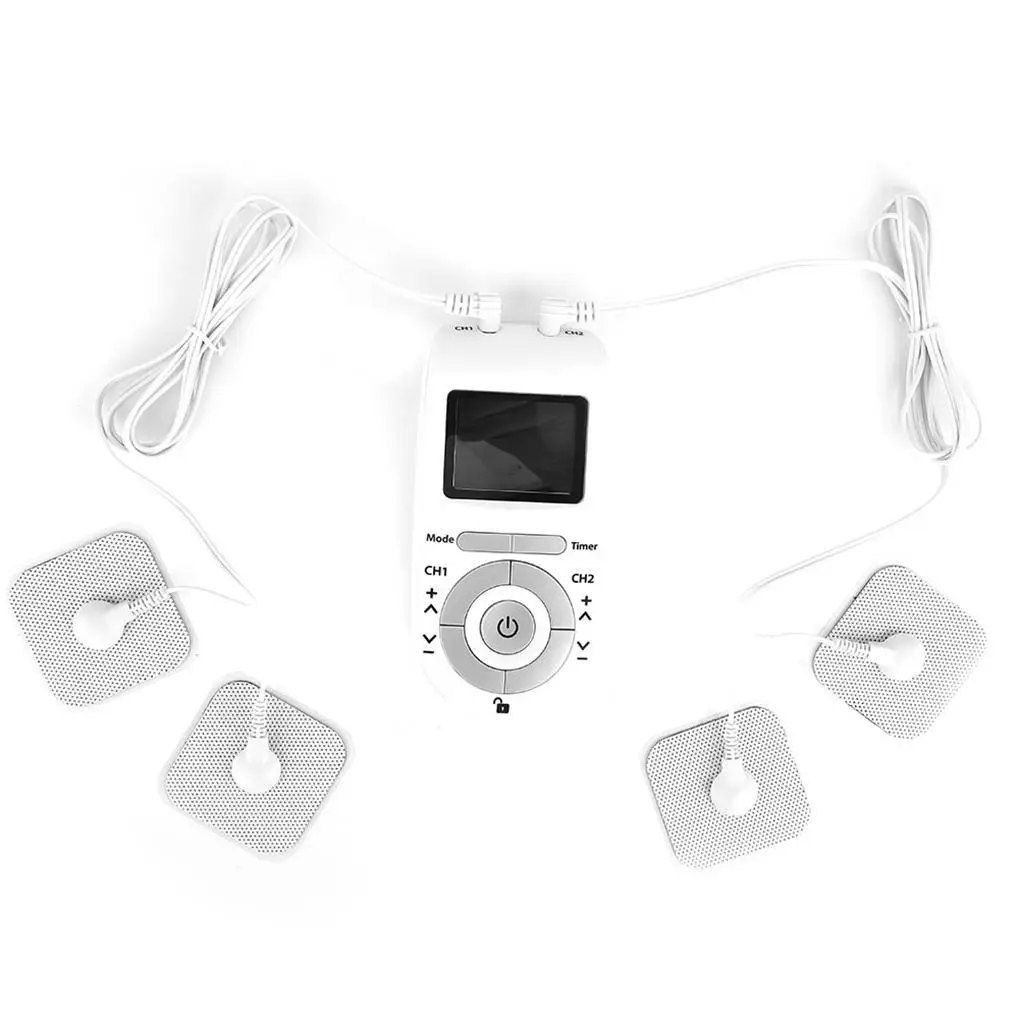 

TENS EMS Electric Massager Pulse Muscle Stimulator Electrode Pads Digital Ease Pain Machine
