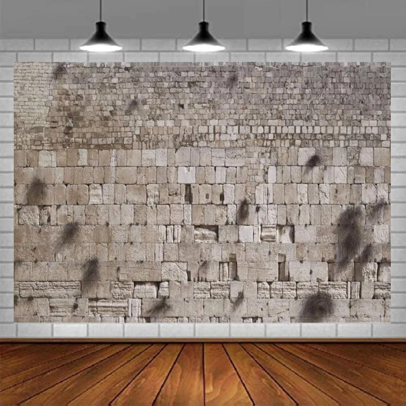 

Задний фон для фотосъемки с изображением старой стены в западном стиле, кирпичная стена в виде грызуна, баннер, постер с изображением Израил...