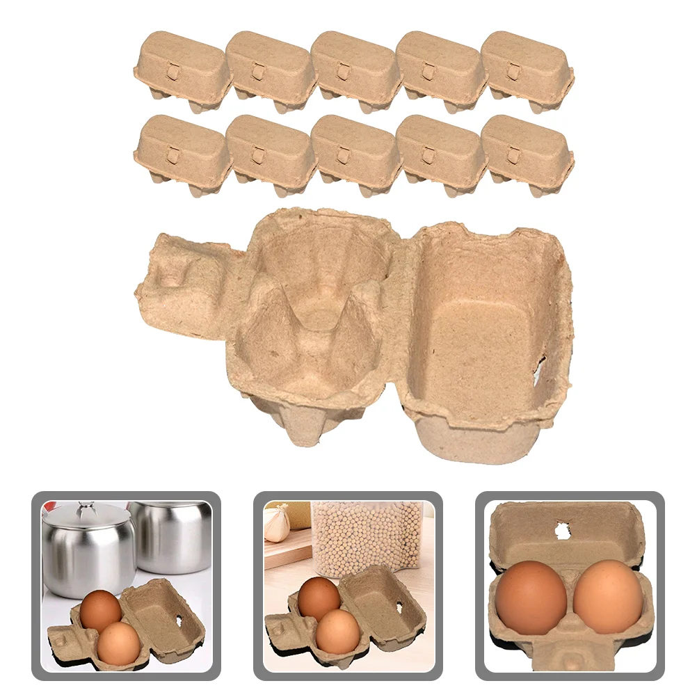 

25pcs Household Empty Egg Cartons Paper Pulp Egg Cartons Paper Pulp Egg Containers