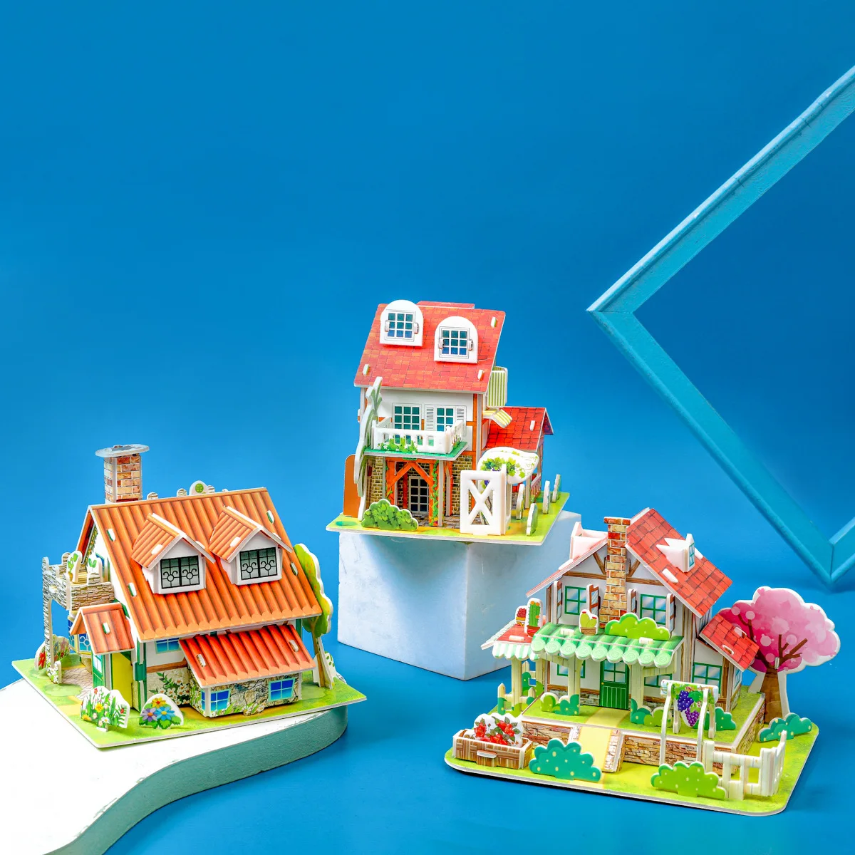 

Paper 3D Jigsaw Puzzle DIY manual building model puzzle puzzle gift for children