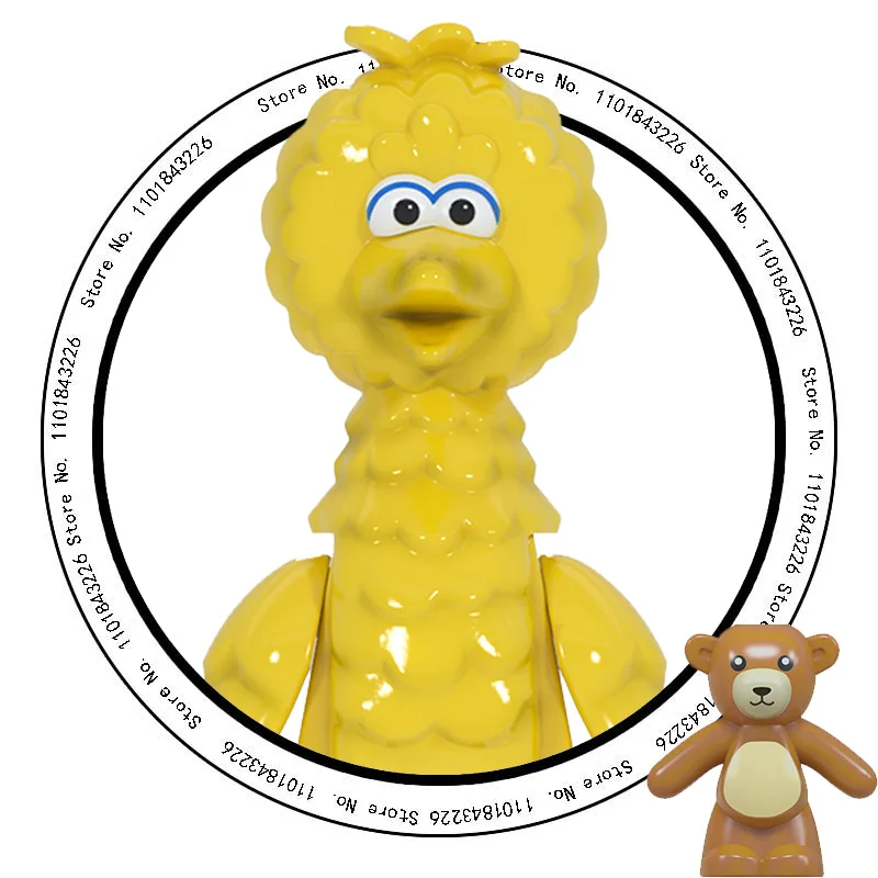 Лидер продаж 2024 игрушки LG1003 конструктор Улица Сезам миниатюрные фигурки