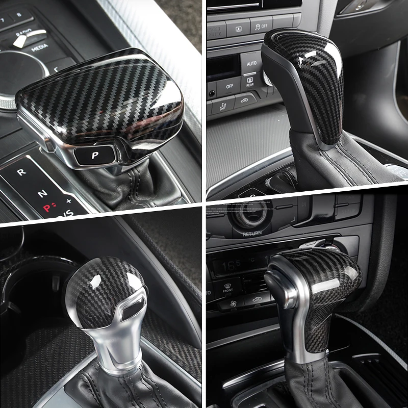 

Accessories For Audi A3 A4 A5 A6 A7 Q2 Q5 Q7 S3 S4 S5 S6 S7 B8 B9 Carbon Fiber Console Gearshift Handle Head Frame Cover Sticker