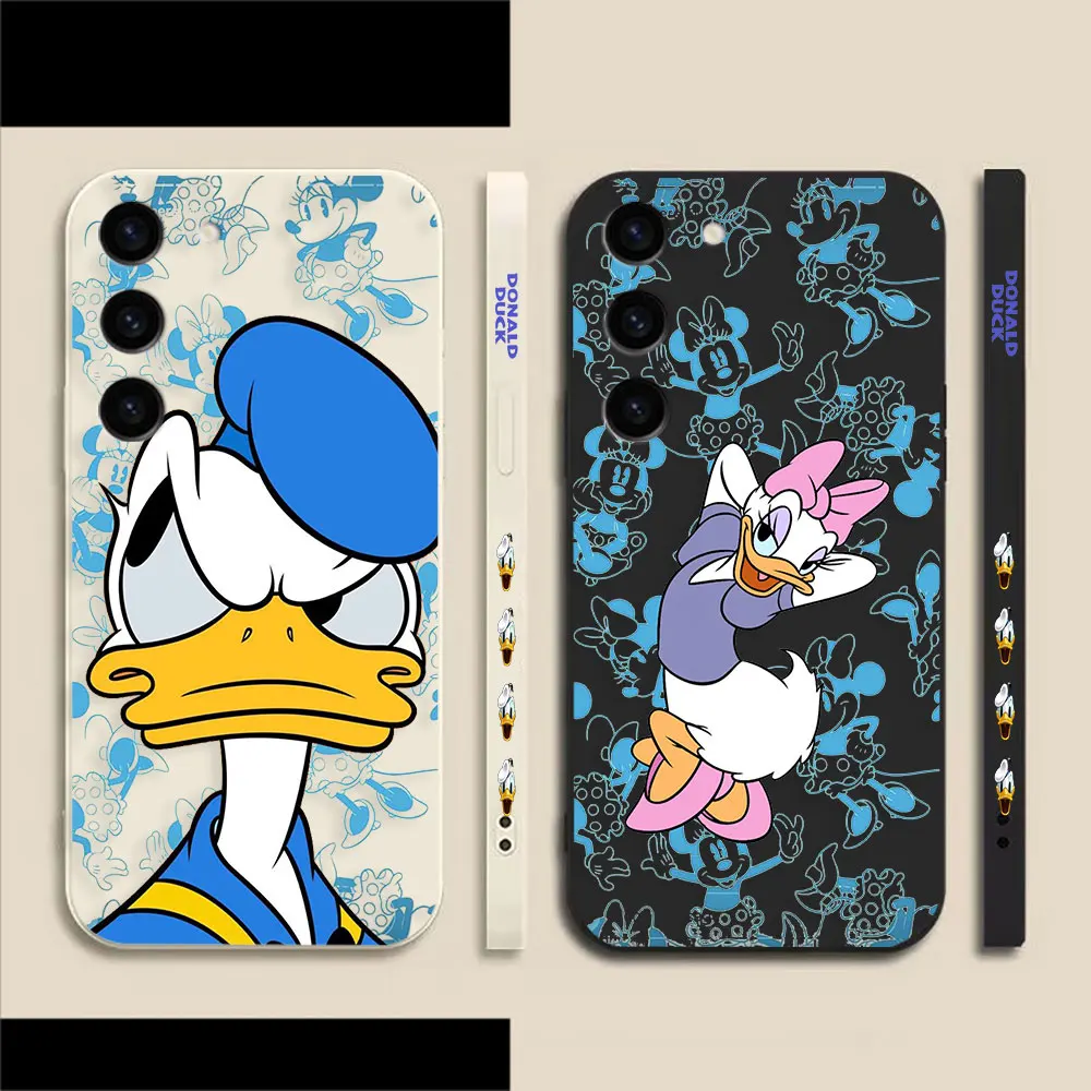 

Donald Daisy Duck Phone Case For Samsung Galaxy S23 S22 S21 S20 FE S11 S11E S10 S10E S9 S30 Ultra Plus 4G 5G Colour Liquid Case