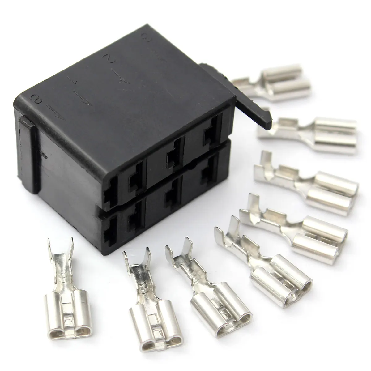 

8X Car Female Spade Terminals Connectors For ARB Socket Plugs For Carling Rocker Switch Arb Narva Type