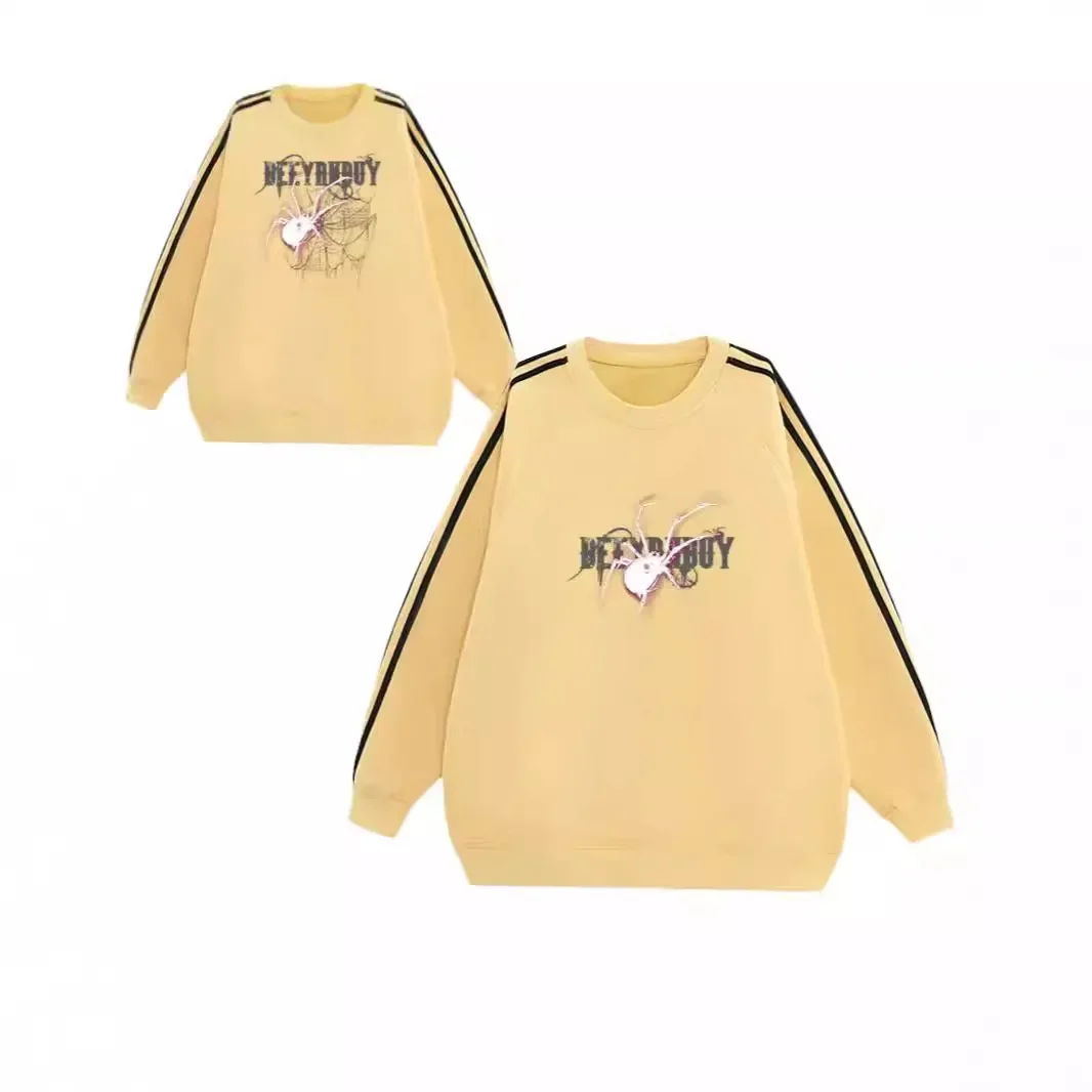 Винтажная Женская толстовка с капюшоном Guotrendyvintage свободный крой повседневный