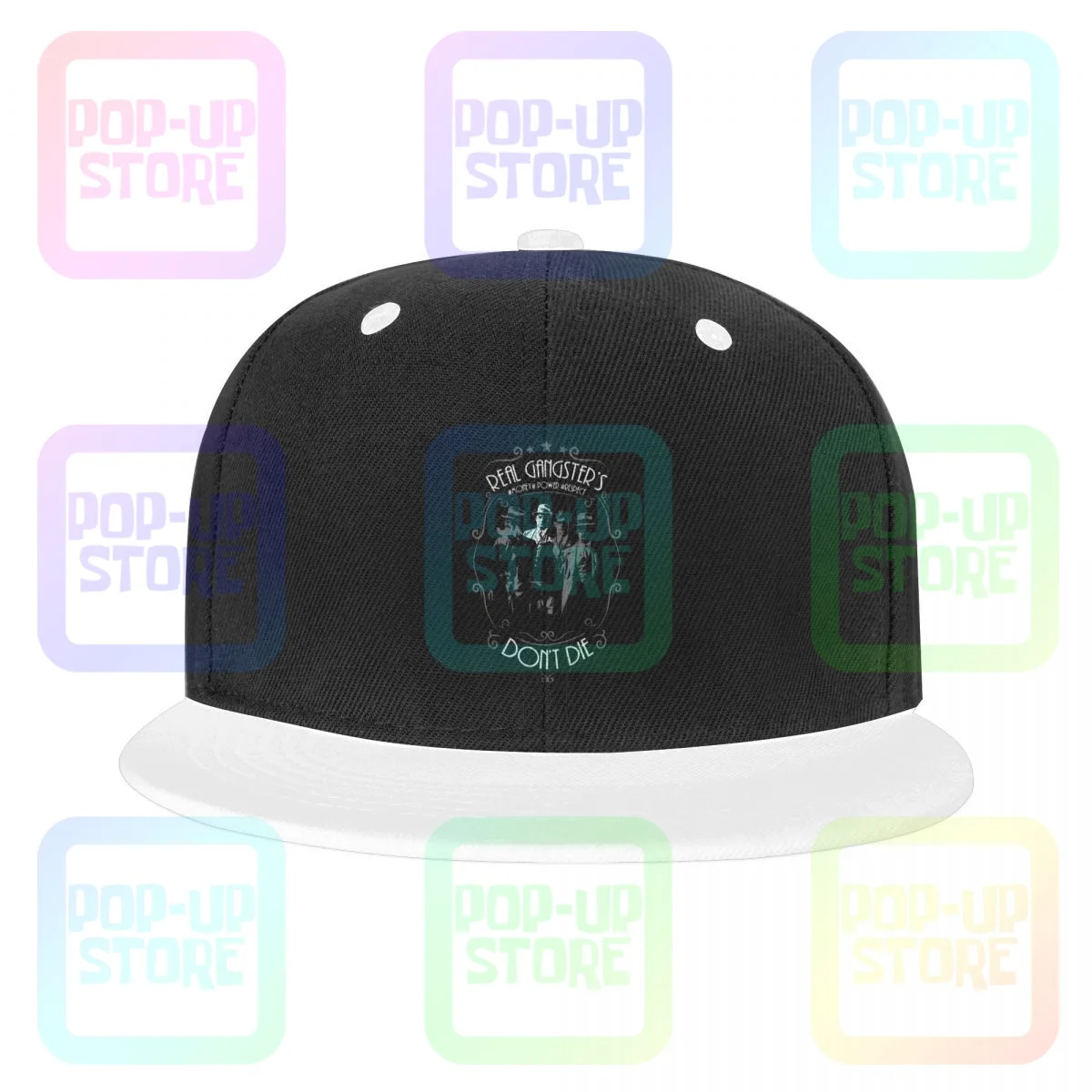Фото Al Cap one gangmoney Power Usa Chicago Scarface, Снэпбэк Кепка мафии, красочная бейсболка s Vtg Sports №1