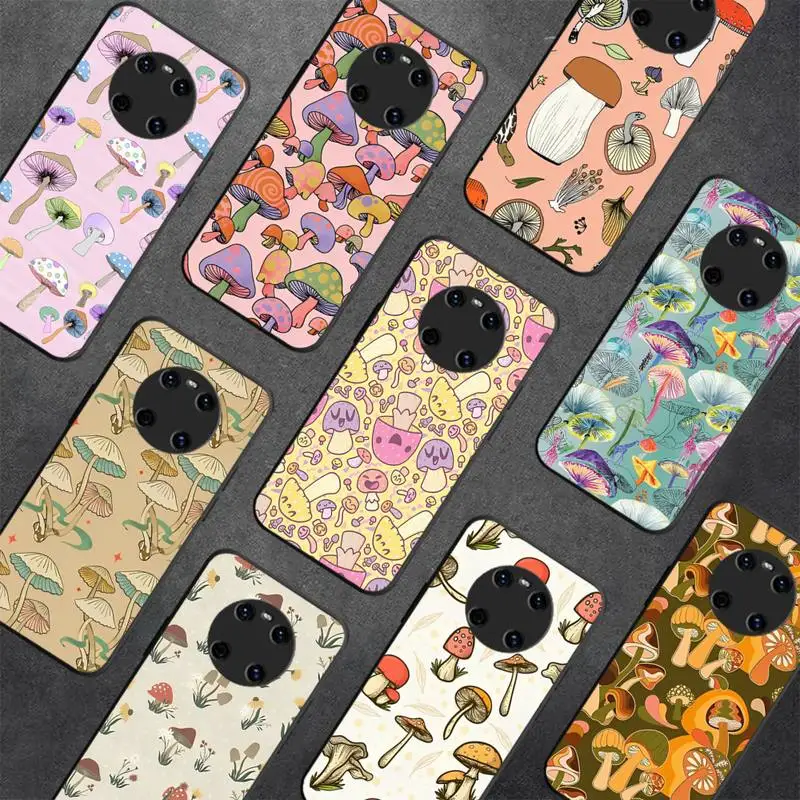 

Mushroom Cute Phone Case for Huawei Y 6 9 7 5 8s prime 2019 2018 enjoy 7 plus