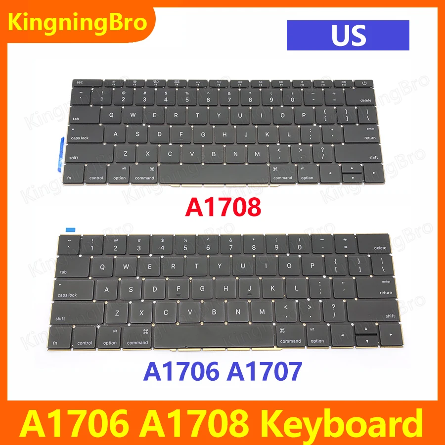 

Клавиатура A1706/A1707/A1708 для Macbook Pro 13/15 дюймов, 2016 лет