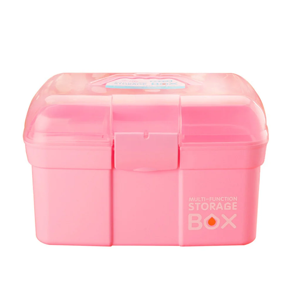 

Box Organizer Storage Case Sewing Makeupplastic First Aid Jewelrymedicinenail Craft Travel Lidbin Tool Toiletry Carrying Gadget