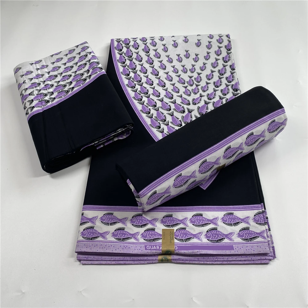 Classical Veritable Wax Guaranteed Real African Wax Fabric Nigerian Ankara Block Prints Batik Dutch Sewing Cloth VL-66
