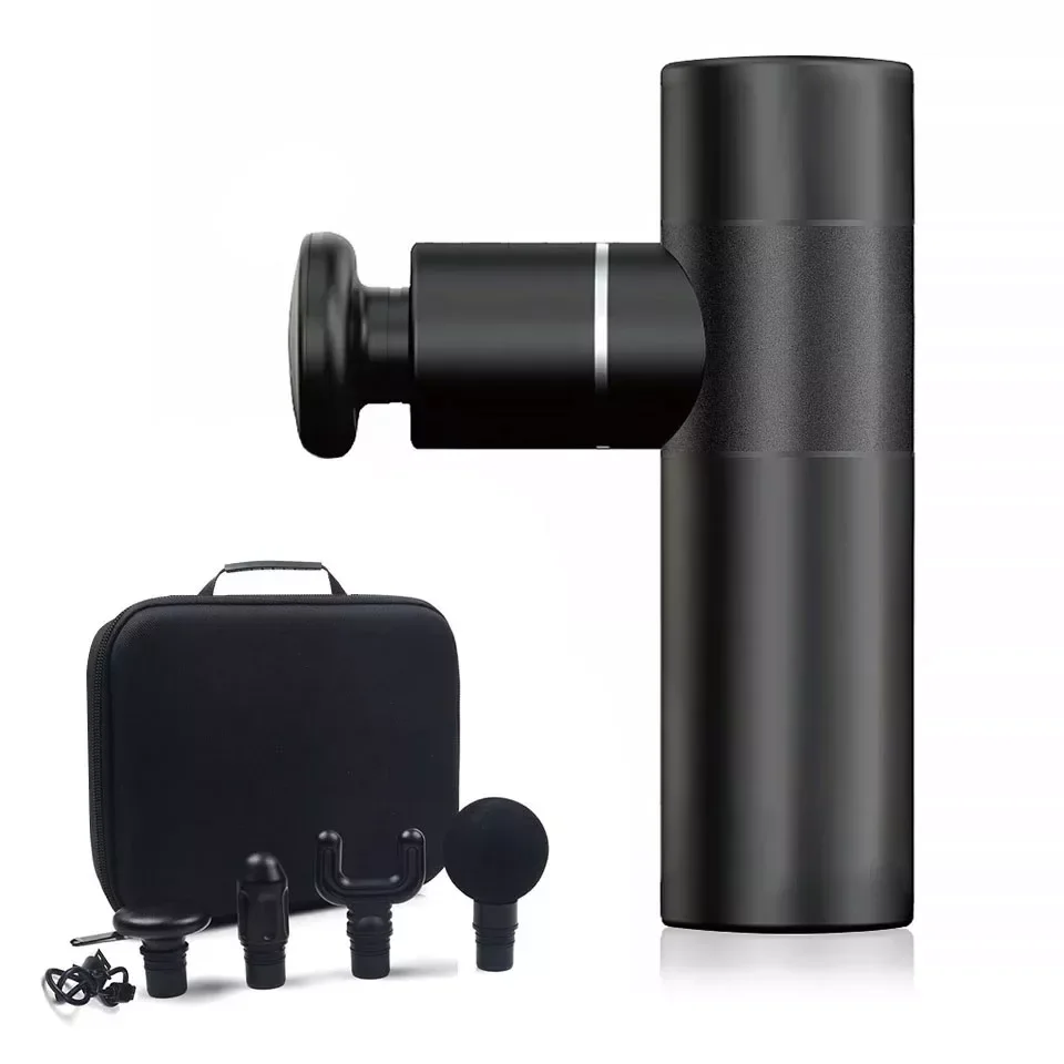 

Pocket Massage Gun Electric Body Massager Mini Massage Gun Deep Tissue Neck Muscle Relaxation 4Gear Pain Relief High Frequency