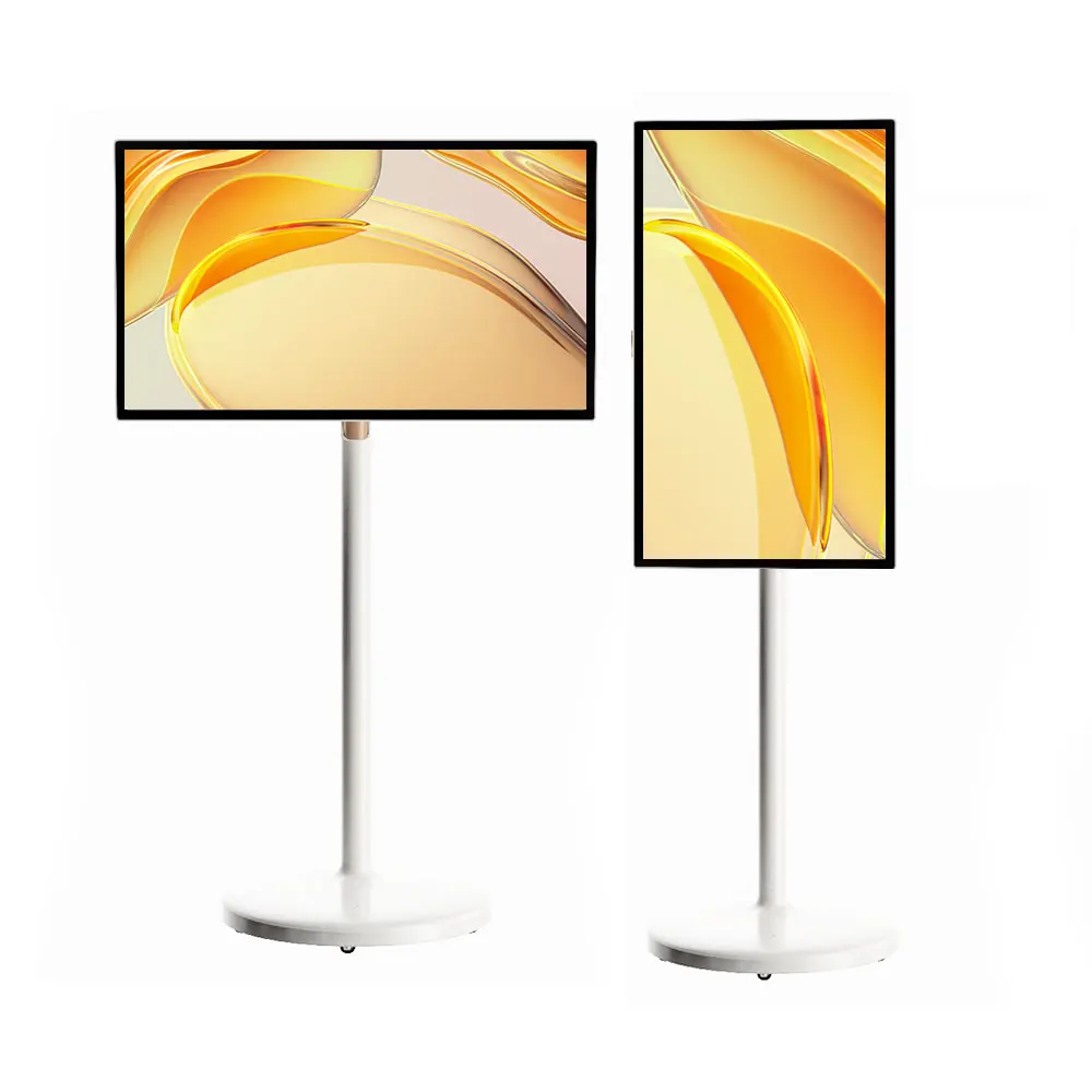 Портативный 32-дюймовый сенсорный экран Stand By Me передвижной перезаряжаемый