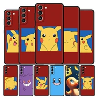 case cover for samsung galaxy note 10 20 8 9 10 ultra f12 f22 m30s m11 m22 f23 f41 5g capinha soft fashion pokemon expression