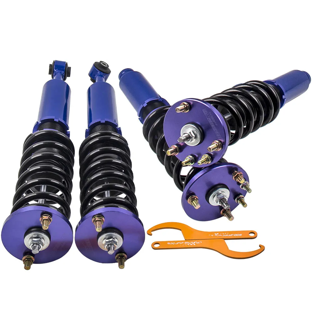 

Coilover Shocks Struts Kit Adj Height For Honda Accord 1998-2002 Acura TL 99-03 Adjustable Height Suspension Coil Lowering Kits