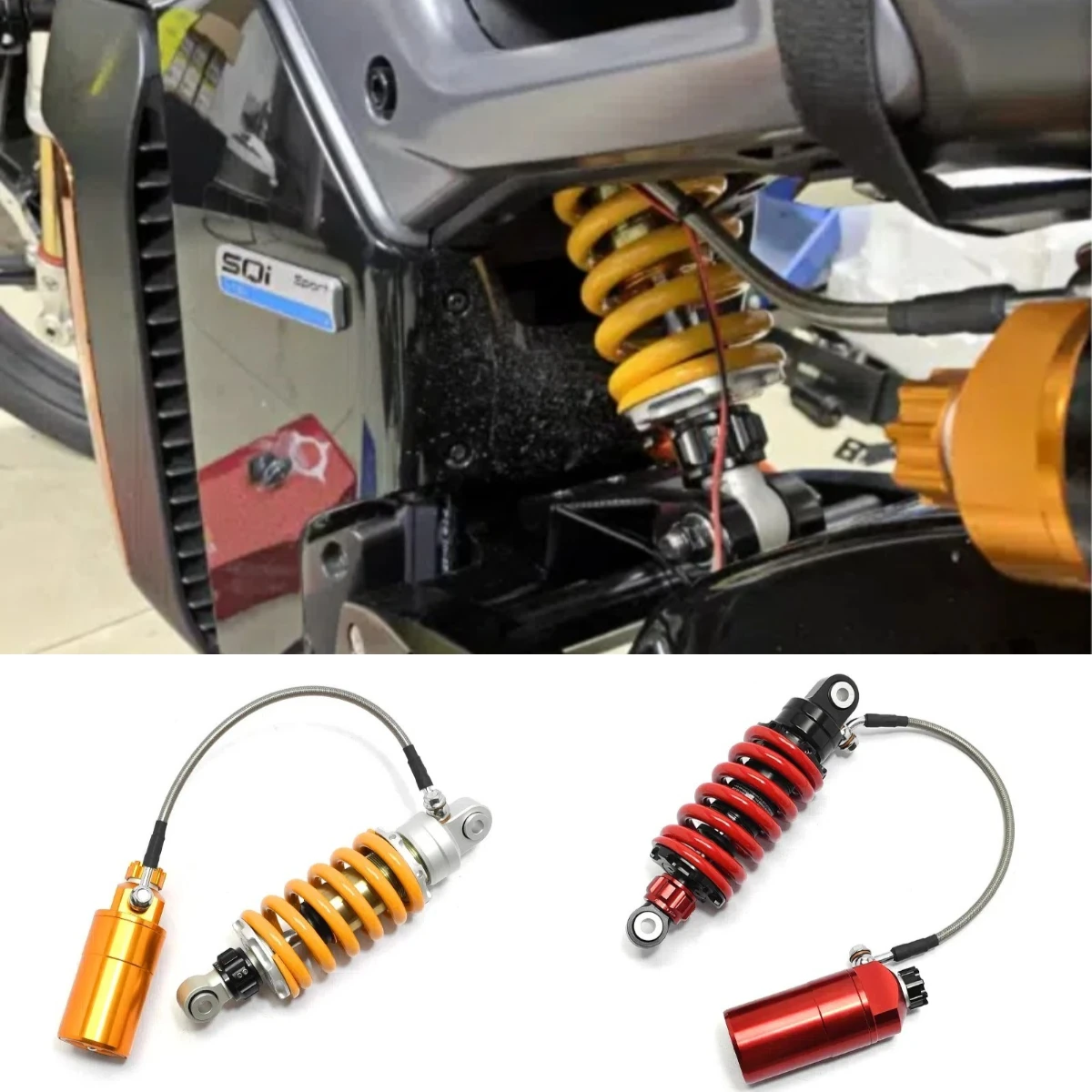 Универсальный 235 мм 260 мотоцикл высокого качества задний амортизатор с ЧПУ