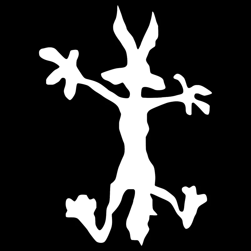 

Wile E Coyote Dent Fix Автомобильная наклейка Ударная наклейка на стену Автомобили Грузовик Стайлинг автомобиля Автомобильные аксессуары Pegatinas Para Coche