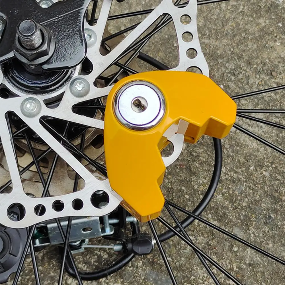Практичный замок для дискового тормоза мотоцикла портативный мини-замок с