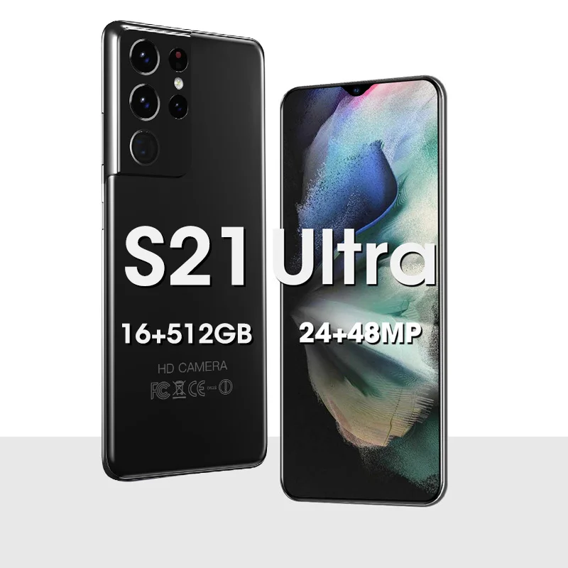 

Новые Android-смартфоны S21 Ultra 16 + 512 ГБ 6800 мАч разблокированные мобильные телефоны 6,7 дюймов Celulares глобальная версия мобильные телефоны