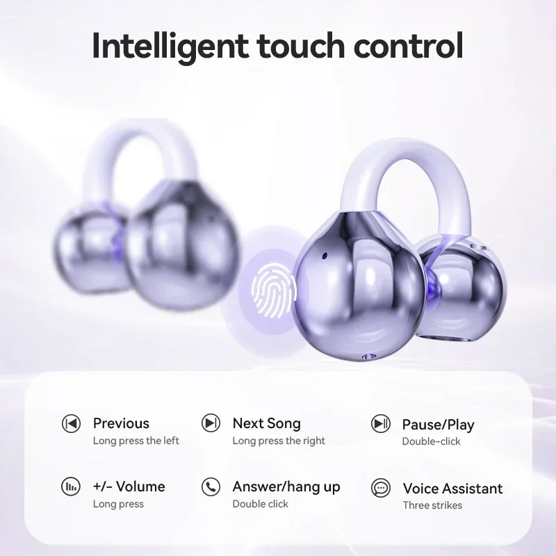 Фото Беспроводной ушной крючок Xiaomi M91 ENC Bluetooth 5.3, интеллектуальная сенсорная полоса высокой четкости для вызова со встроенным микрофоном, наушниками №2