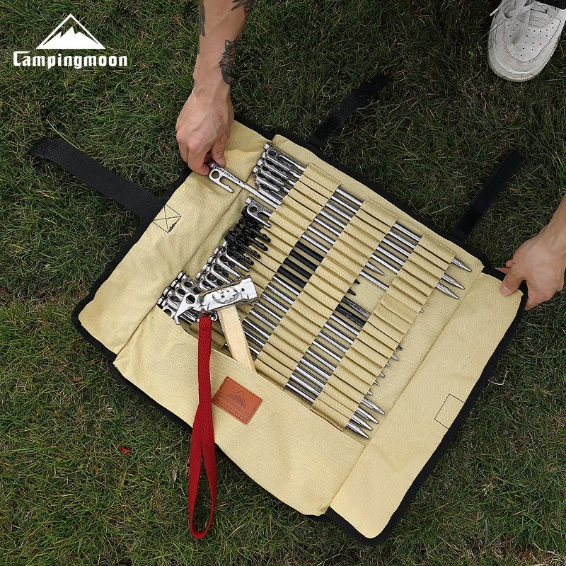 Сумка для кемпинга CAMPINGMOON мешок хранения колышек гвоздей пешего туризма