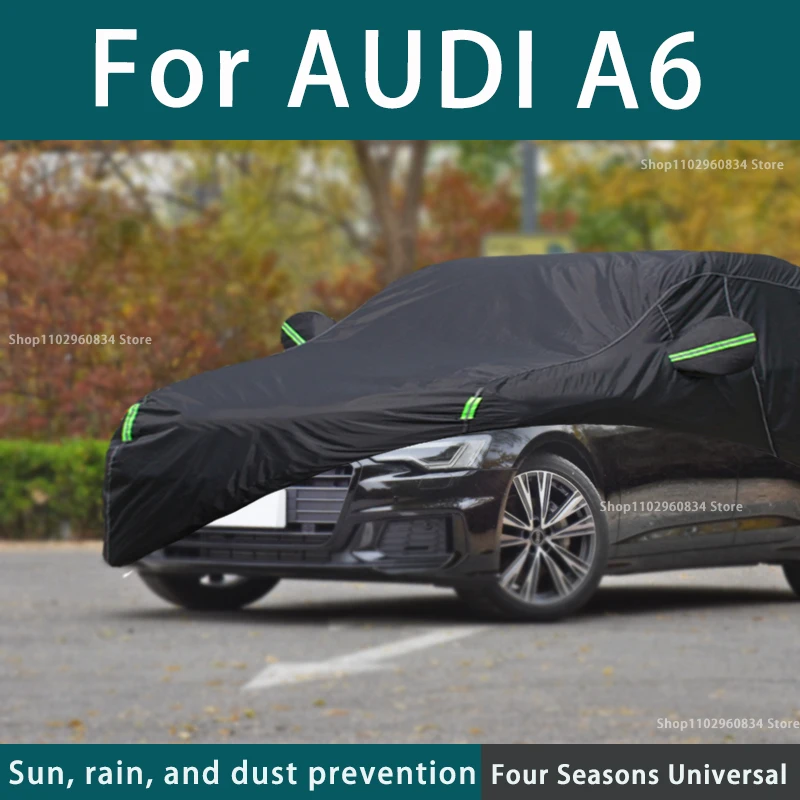 

Наружный автомобильный чехол для Audi A6, наружная защита, полные автомобильные Чехлы, охлаждающий чехол, Солнцезащитный водонепроницаемый пыленепроницаемый автомобильный аксессуар