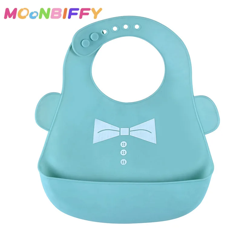 

Милый силиконовый слюнявчик для детей, 1 шт., трехмерный водонепроницаемый слюнявчик, регулируемый слюнявчик, Слюнявчики, мягкие съедобные ...