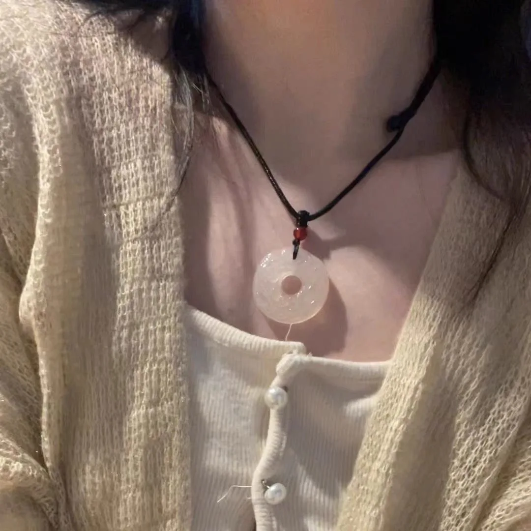 Винтажное плетеное парное ожерелье ручной работы регулируемое модное