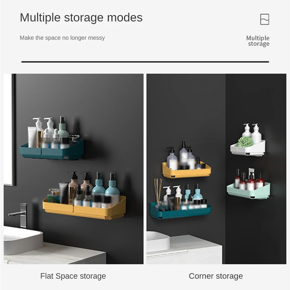 Бытовая полка мягкая многофункциональная для хранения прочная присоска без