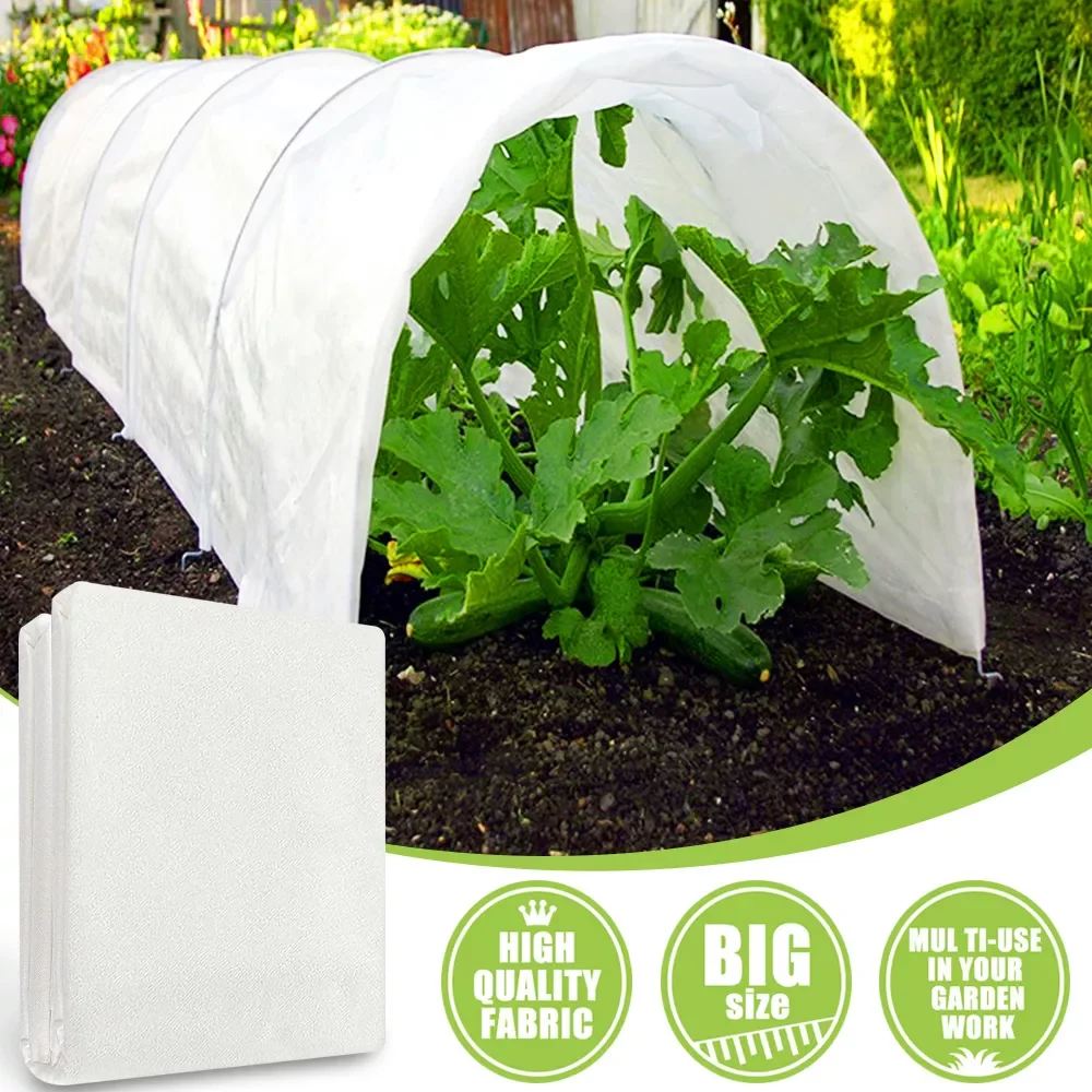 

NEW2023 Greenhouse Protective Net Seed Growing Cover Vegetable Care Protection Insect Net Cover Plant Winter Cold-proof Warm Cov