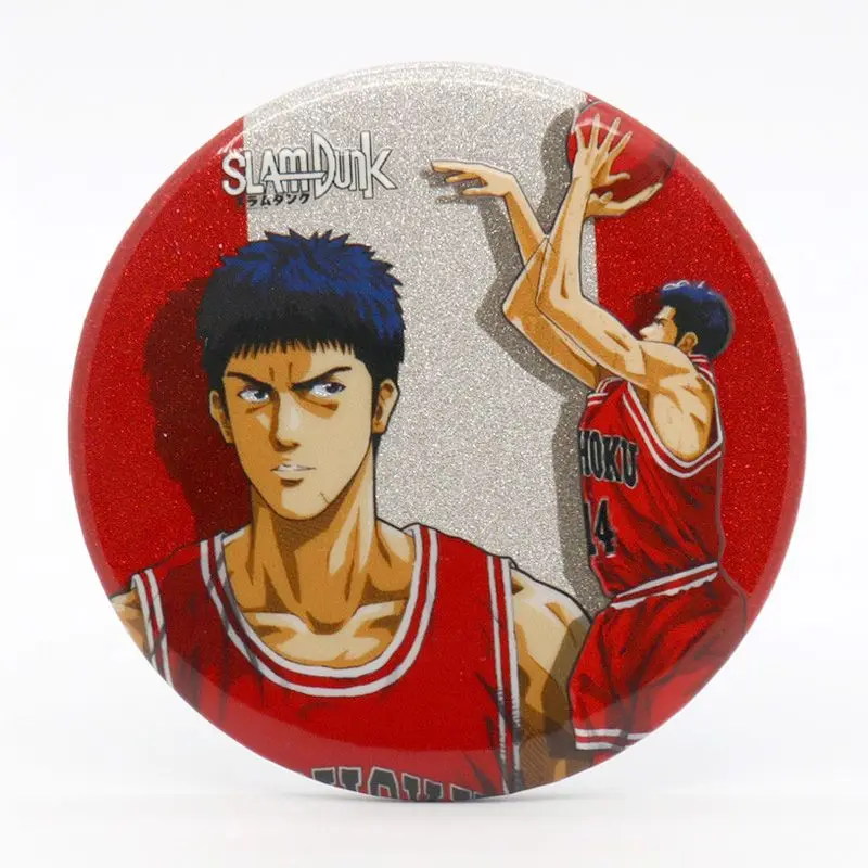 Фото Slam Dunk Sakuragi Hanamichi Haruko Akagi Rukawa Kaede креативный и персонализированный аниме периферийный брелок украшение для значка №3