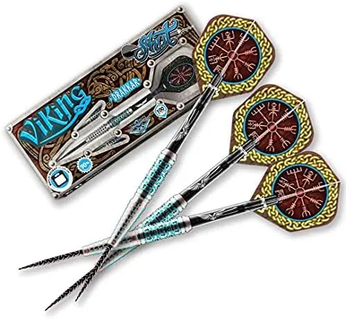 

Drakkar 90% Tungsten Pro Throwing Darts Steel Tip Set, Professional \u2013 New Zealand \u2013 Designed Dart Flights for Women &