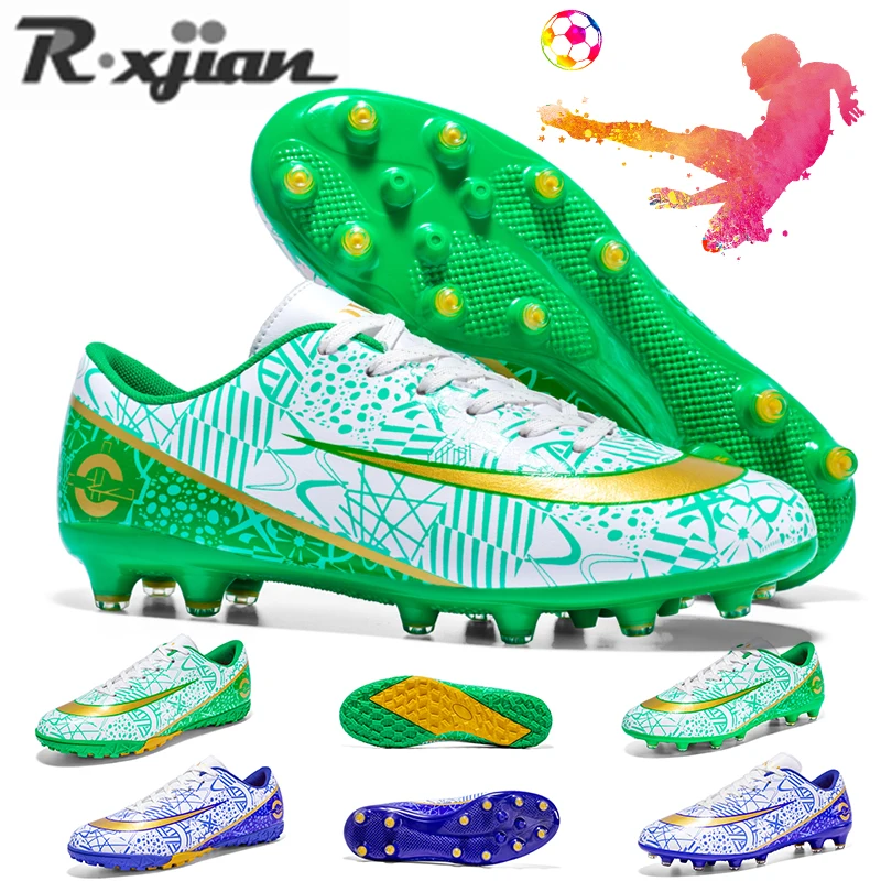 Soccer Shoes Spring Youth Adult Long Spike Broken Nail Basic Training Universal 35-46 Large Low Top Thickening Protection