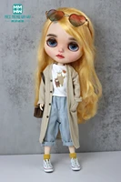 clothes for doll fits fashion coats t shirts jeans for 28 30cm blyth azone ob22 ob24 doll accessories