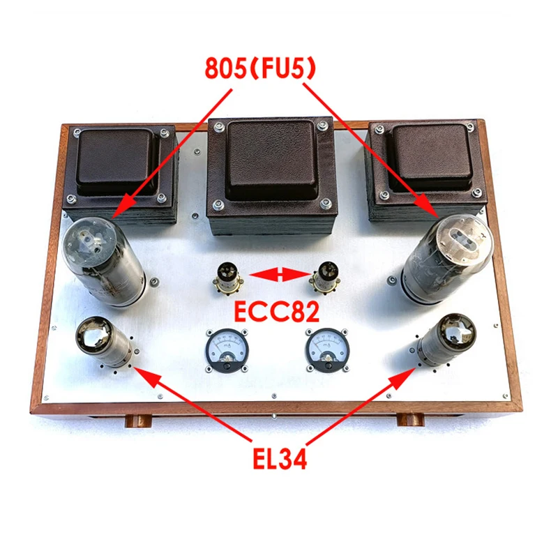 Lyele Audio FU-5(805) вакуумный ламповый усилитель Hifi класса A звуковой высокой мощности 35