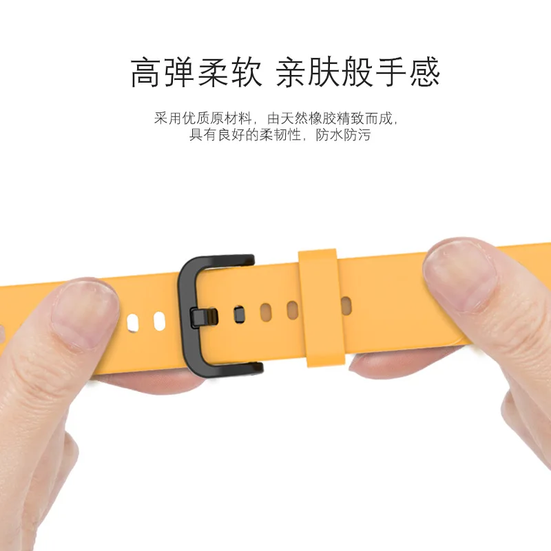 5 Packs Watchband Suitable for OPPO WATCH 3 PRO Silicone Strap For OPPO 3 Pro Silicone Color Buckle Strap 10 Colors To Choose