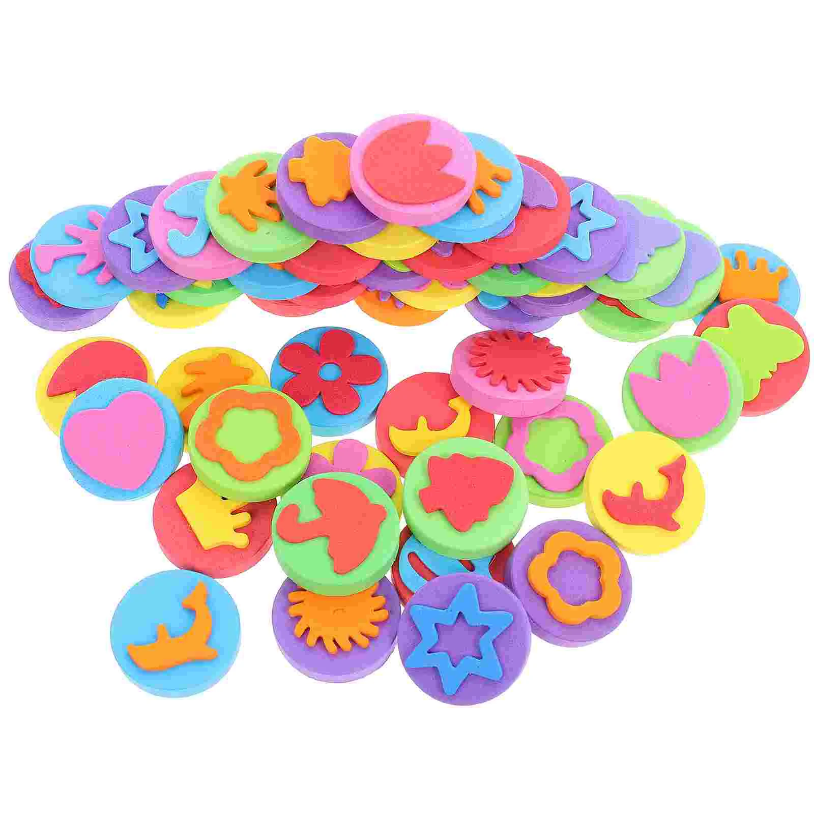 

48 шт., детский цветной штамп для девочек