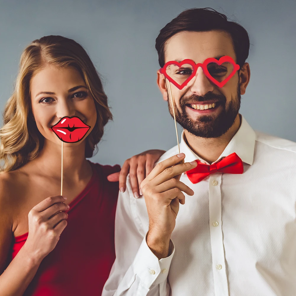 1 комплект реквизит для фотобудки на День Святого Валентина романтическая