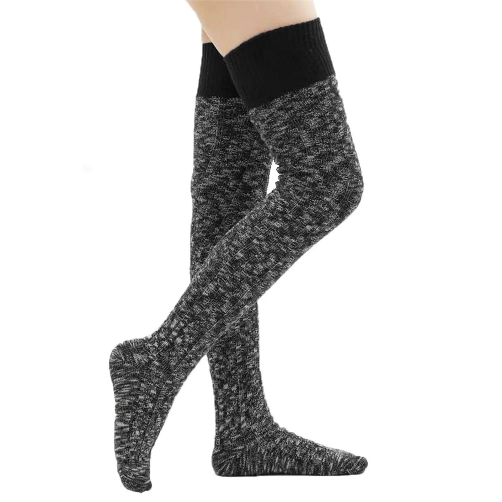 

Women Thigh High Cotton Knitted Winter Boot Sock Vintage Warm Extra No Show Socks Women Navy Womens Sicks Socks for Women Comfy