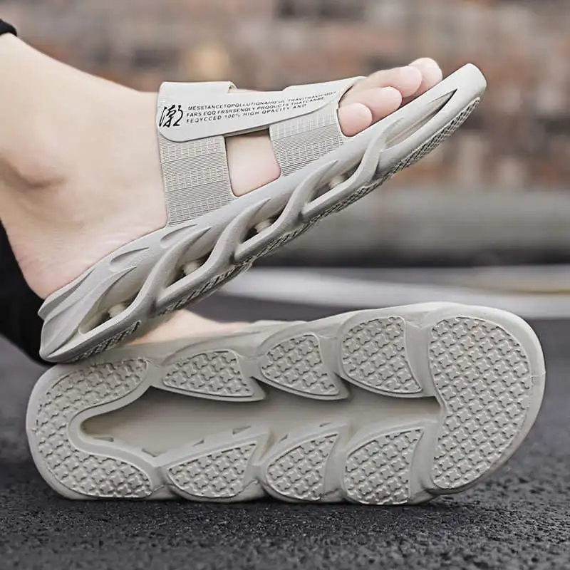 

Soulier Sandals Men's Luxury Brand High Quality Fur Slippers Comfortable Walking Flip Flop Men Gympen Medical Shoes Buy Tennis