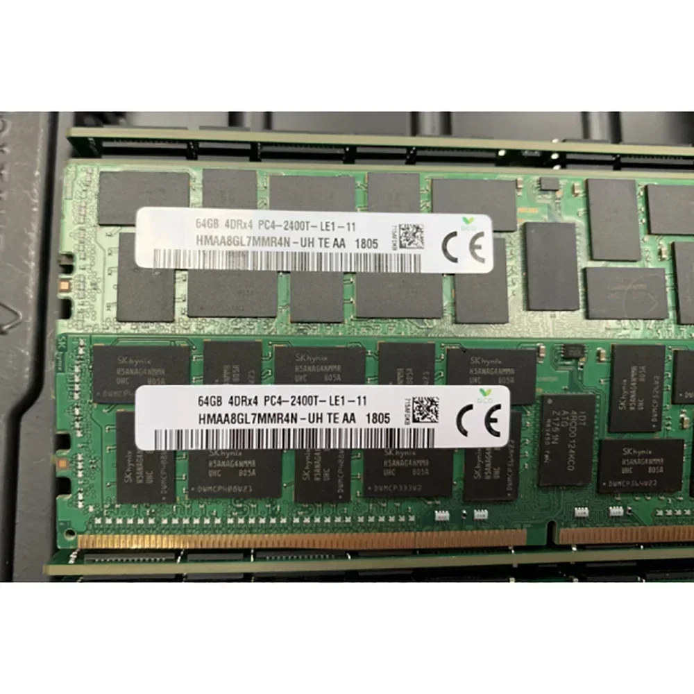 Для SK Hynix RAM HMAA8GL7MMR4N-UH 64G 64 ГБ 4DRX4 PC4-2400T-L DDR4 2400 REG LRDIMM серверная память