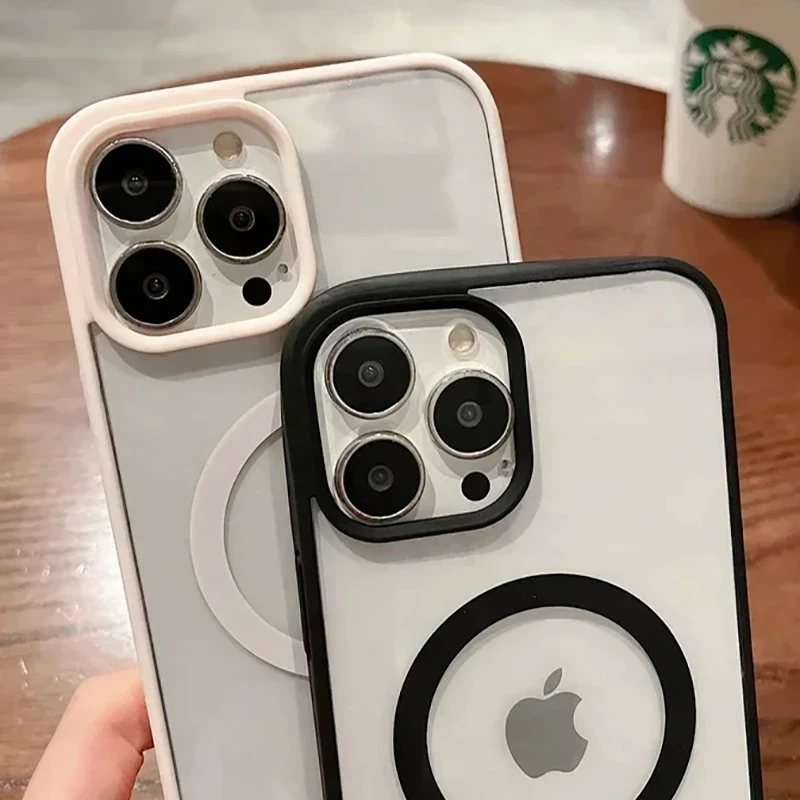 Роскошный Магнитный чехол для Magsafe с беспроводной зарядкой iPhone 15 14 13 12 11 Pro Max Plus