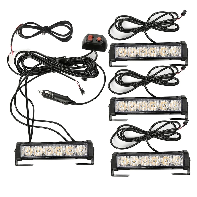 

Flashing lamp powerled 4'yellow yellow-white 12-24V / LAPA196